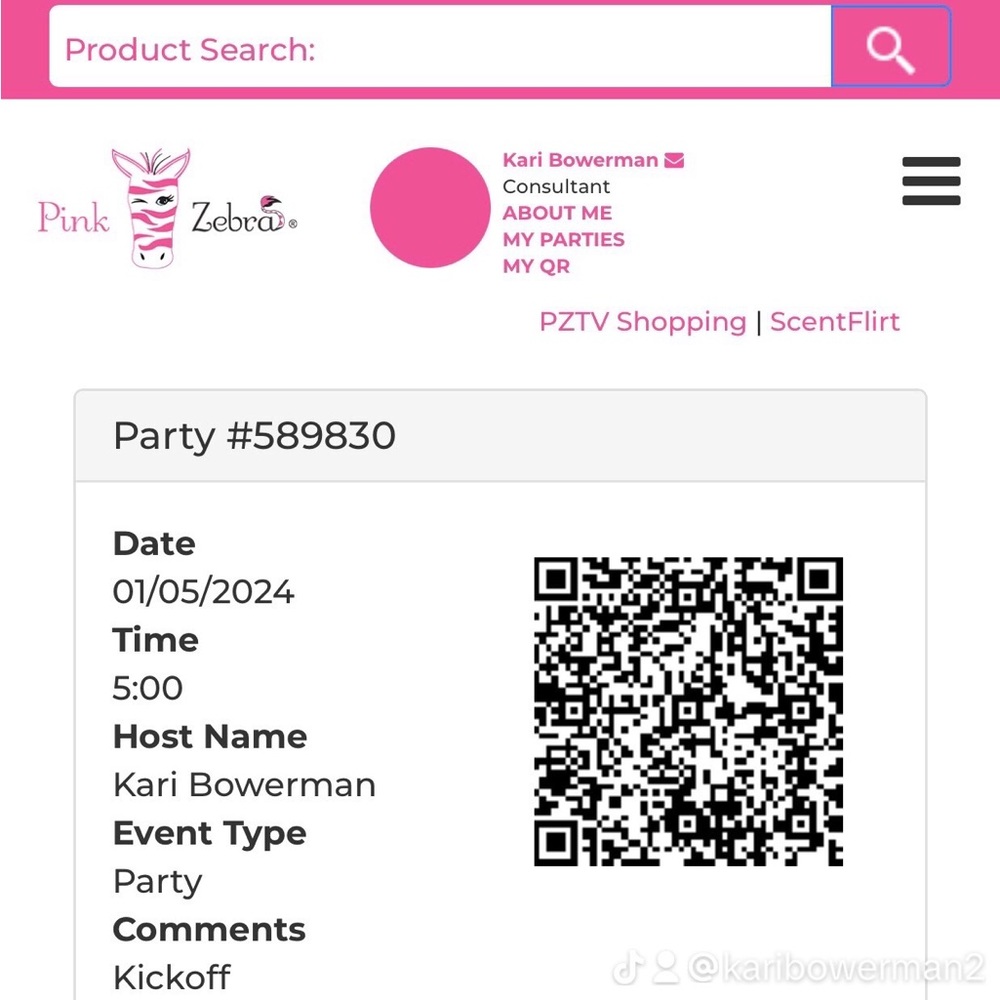 Pink Zebra Products